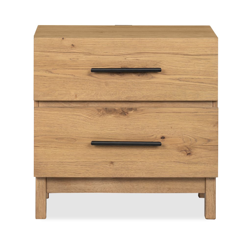 Davenport Rustic Caramel Drawer Nightstand