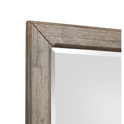 Claremont Smokey Taupe Landscape Mirror