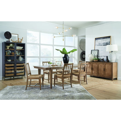 Lindon Belgian Wheat Paper Cord Side Chair Set of 2