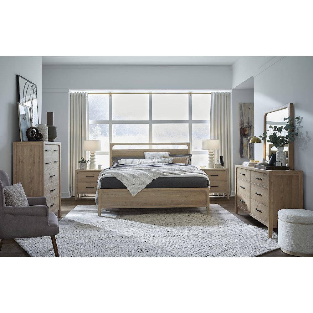 Somerset Butternut Drawer Nightstand