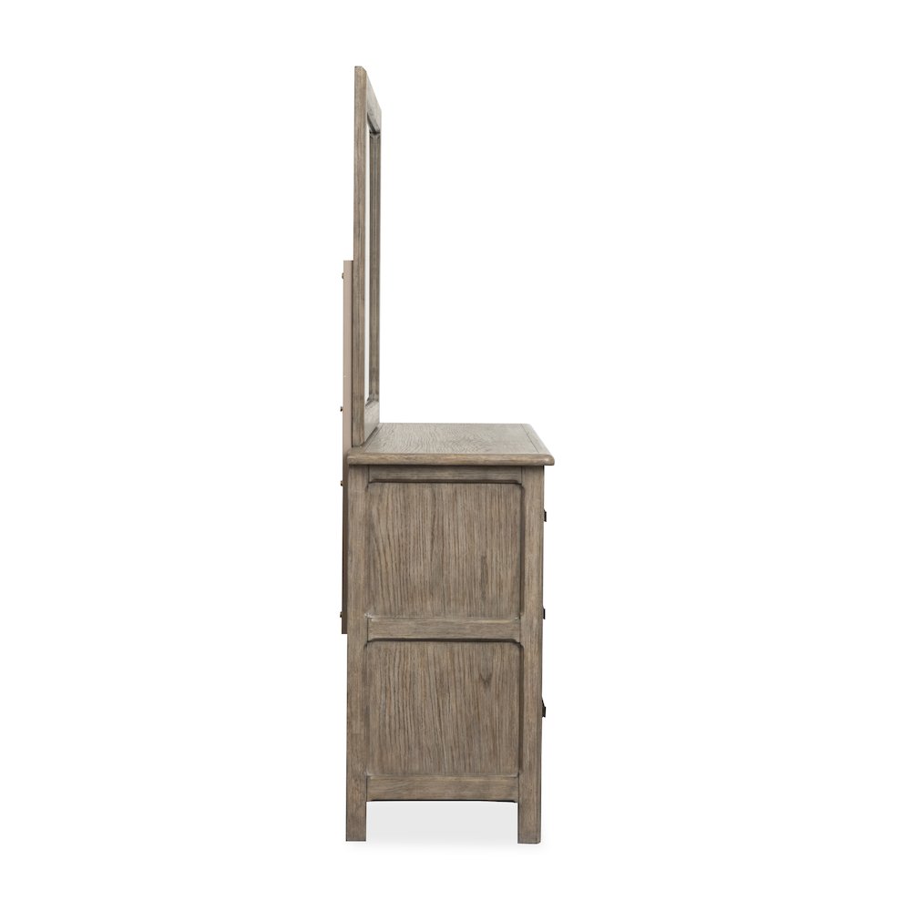 Claremont Smokey Taupe Dresser With Landscape Mirror
