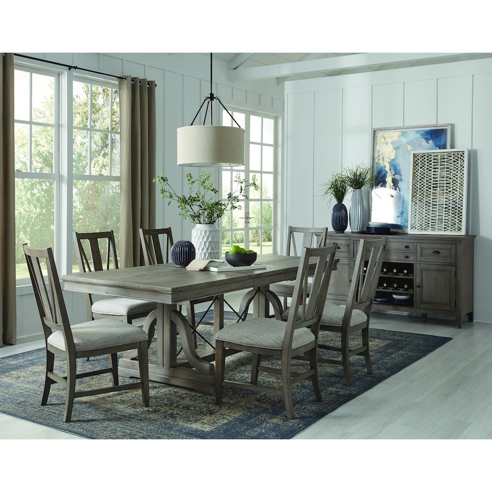 Paxton Place Dovetail Grey Buffet