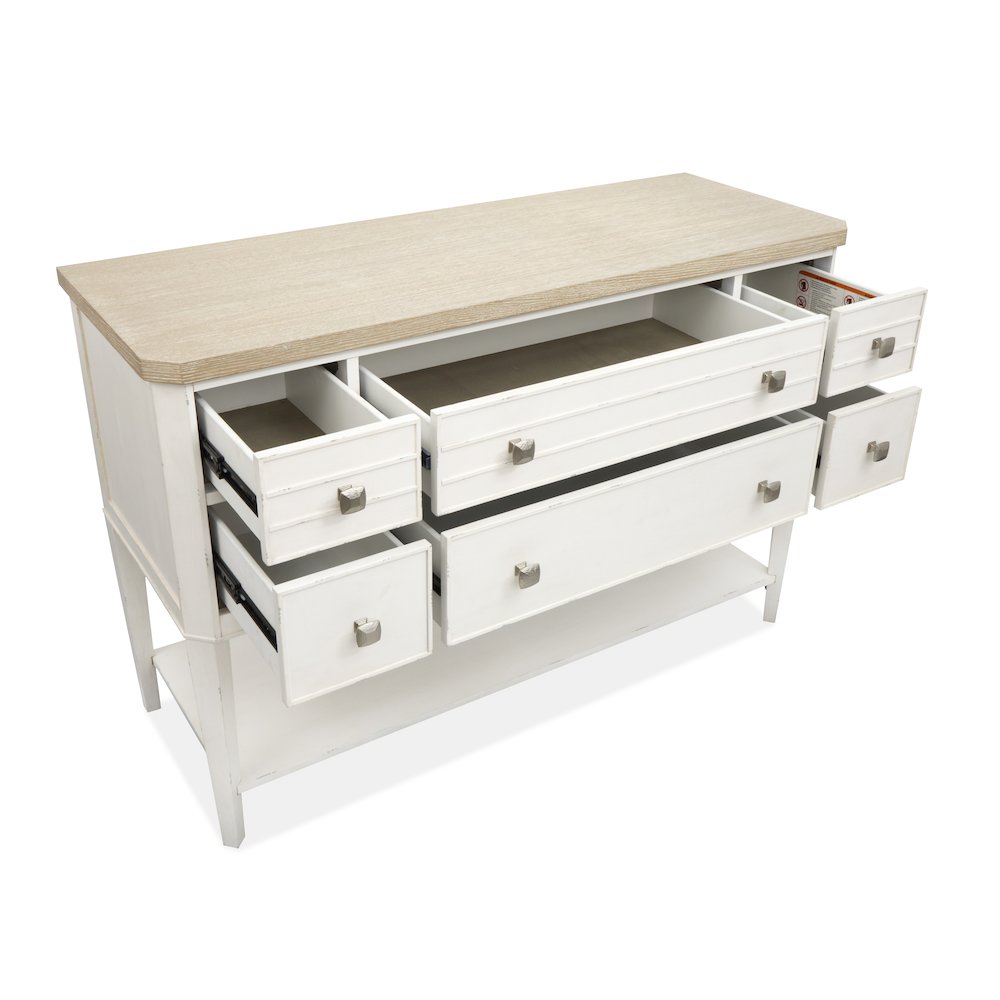 Echo Isles Sea Pearl And Driftwood Sideboard