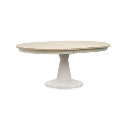 Echo Isles Sea Pearl And Driftwood Extendable 54" Round Dining Table