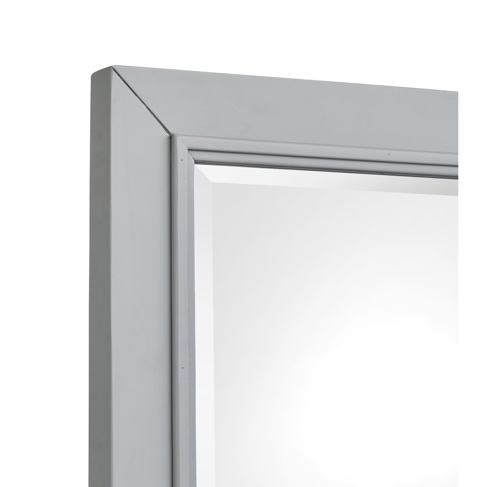 Charleston Harbor Gray Grey Landscape Mirror