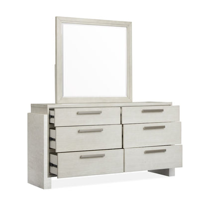 Lorelei Misty Cloud Dresser With Landscape Mirror