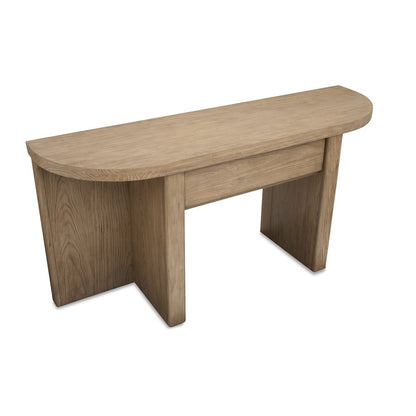 Hayden Golden Oat Demilune Sofa Table