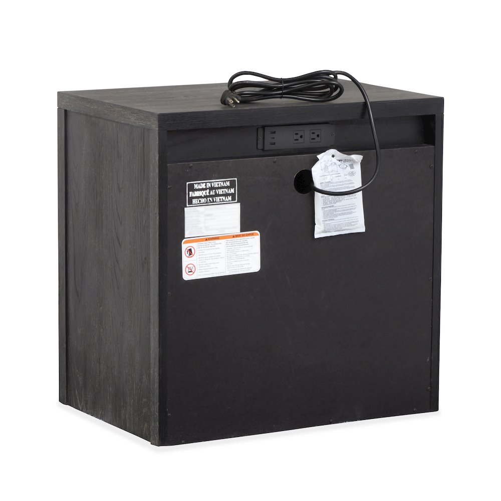 Kinsley Black Heron Drawer Nightstand