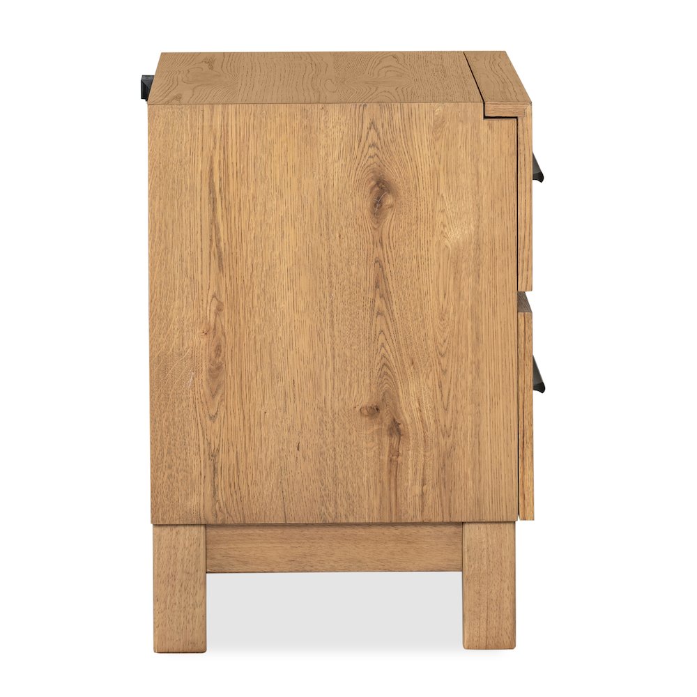 Davenport Rustic Caramel Drawer Nightstand
