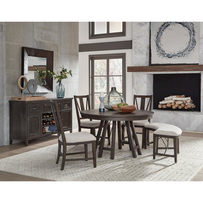 Westley Falls Graphite 52" Round Dining Table