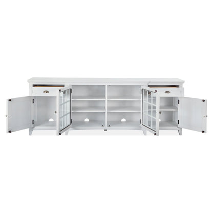 Heron Cove Chalk White 90" Console