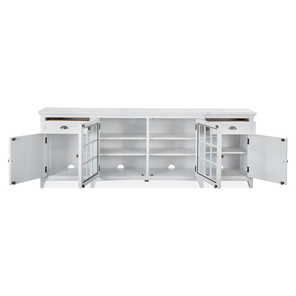 Heron Cove Chalk White 90" Console
