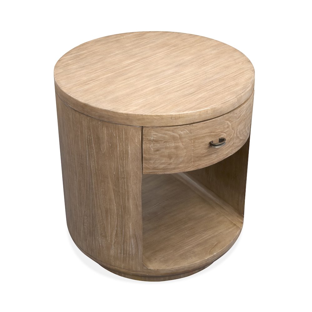 Sanford Chateau Brown Round End Table