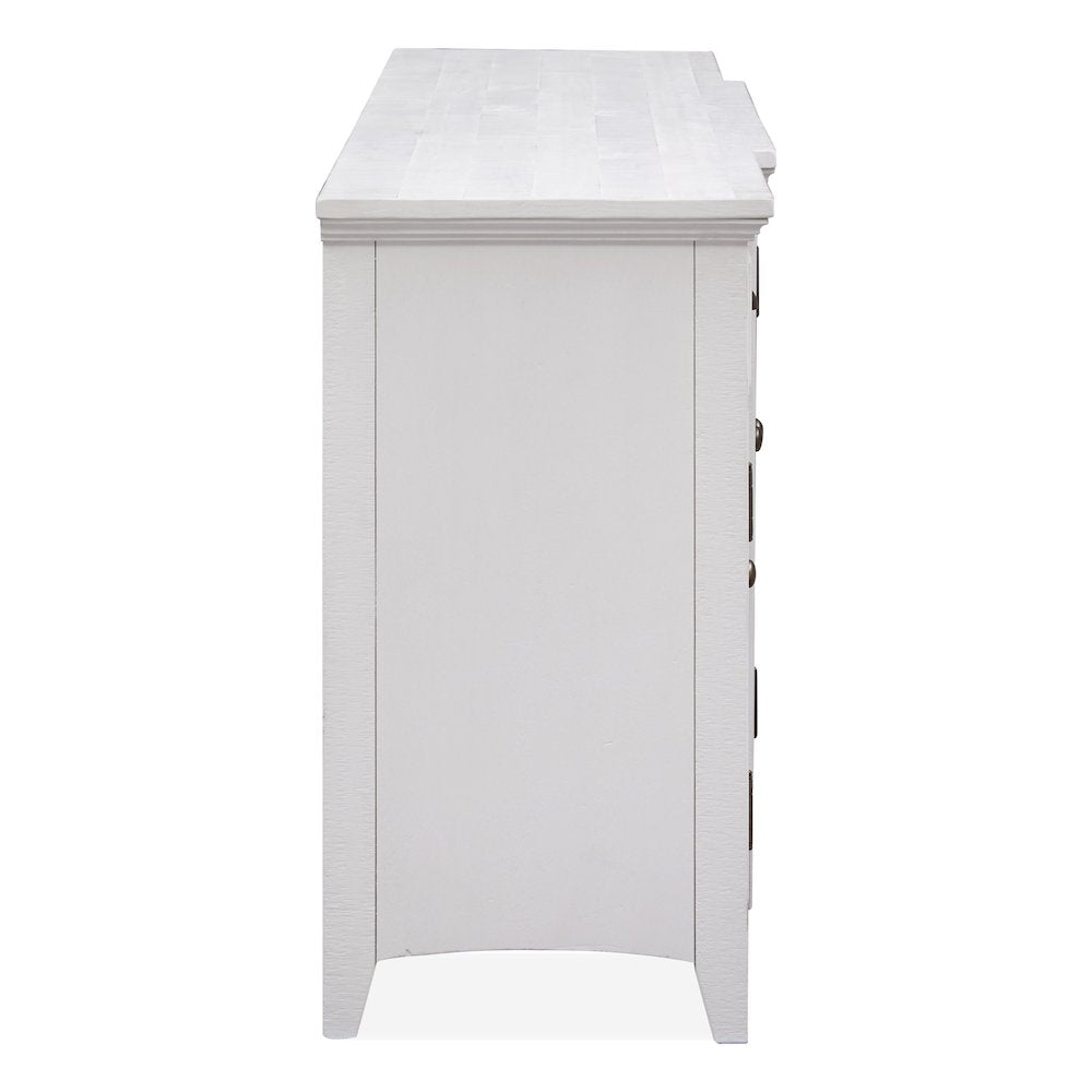 Heron Cove Chalk White 80" Console