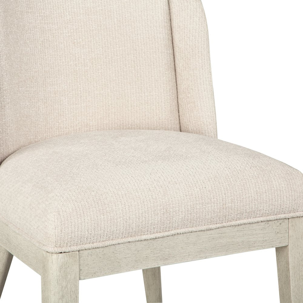 Lorelei Misty Cloud Upholstered Host Chair Two Pack