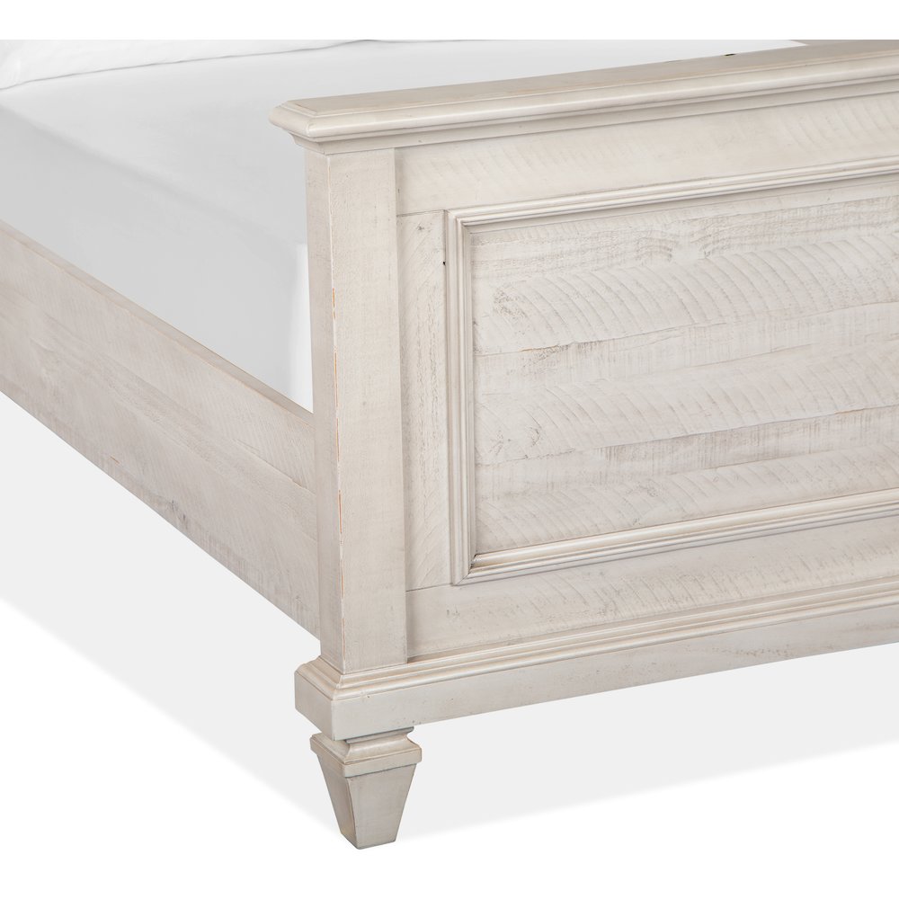 Newport Alabaster Queen Shutter Panel Bed