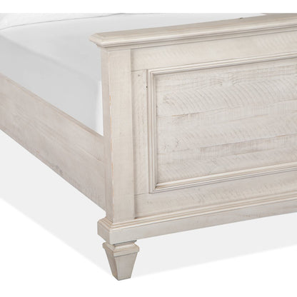 Newport Alabaster Queen Shutter Panel Bed