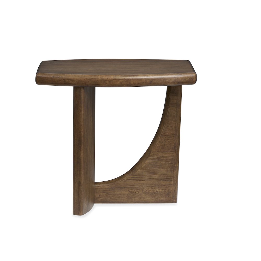 Phoebe Sienna Brown Rectangular End Table