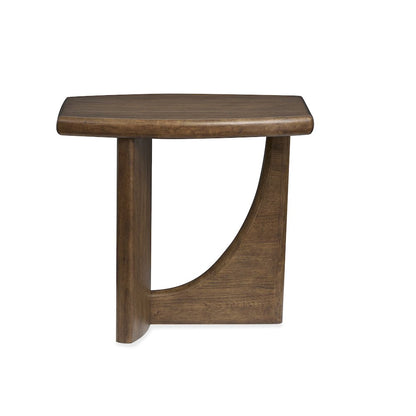 Phoebe Sienna Brown Rectangular End Table