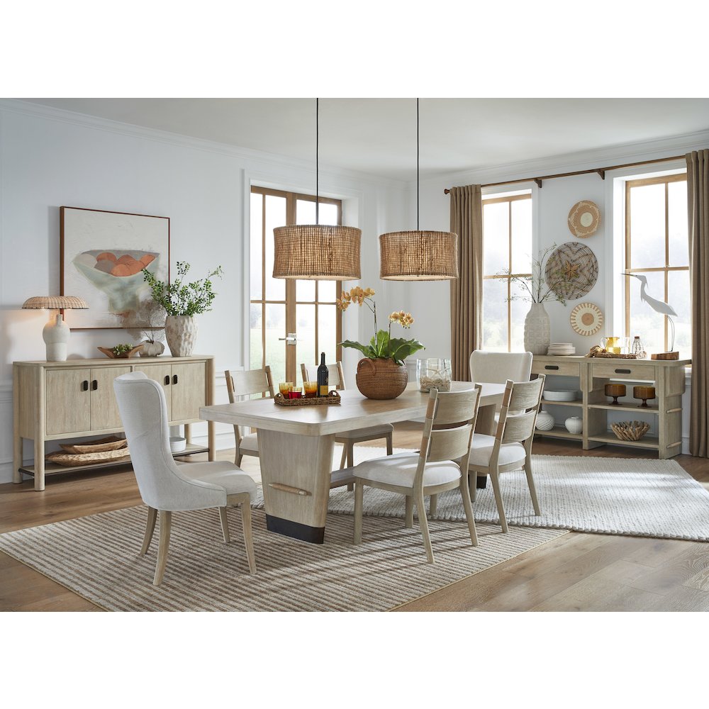 Sunset Cove Sanibel Brown Trestle Dining Table