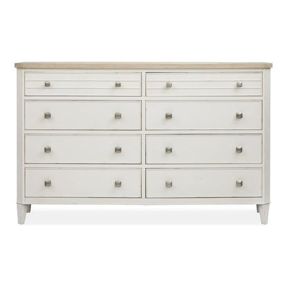 Echo Isles Sea Pearl And Driftwood Double Drawer Dresser