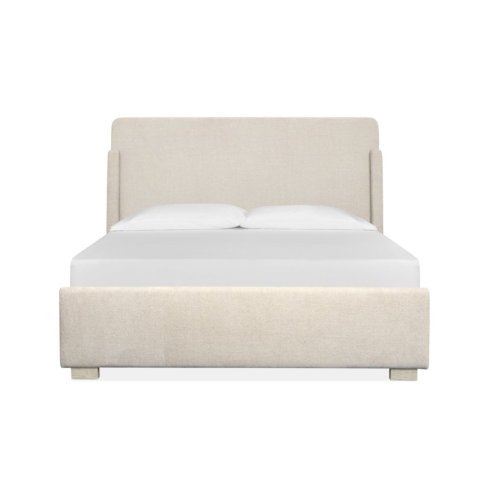 Lorelei Misty Cloud Queen Upholstered Sleigh Bed