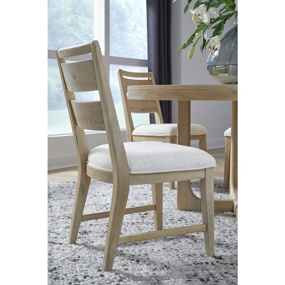 Somerset Butternut Upholstered Side Chair Two Pack