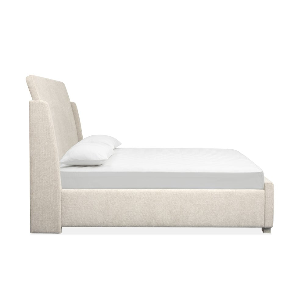 Lorelei Misty Cloud Queen Upholstered Sleigh Bed