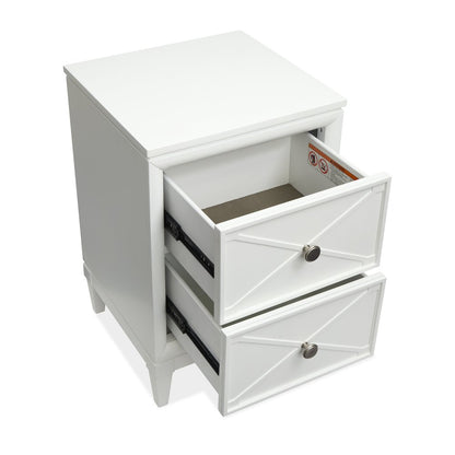 Springhouse Whisper White Drawer Nightstand
