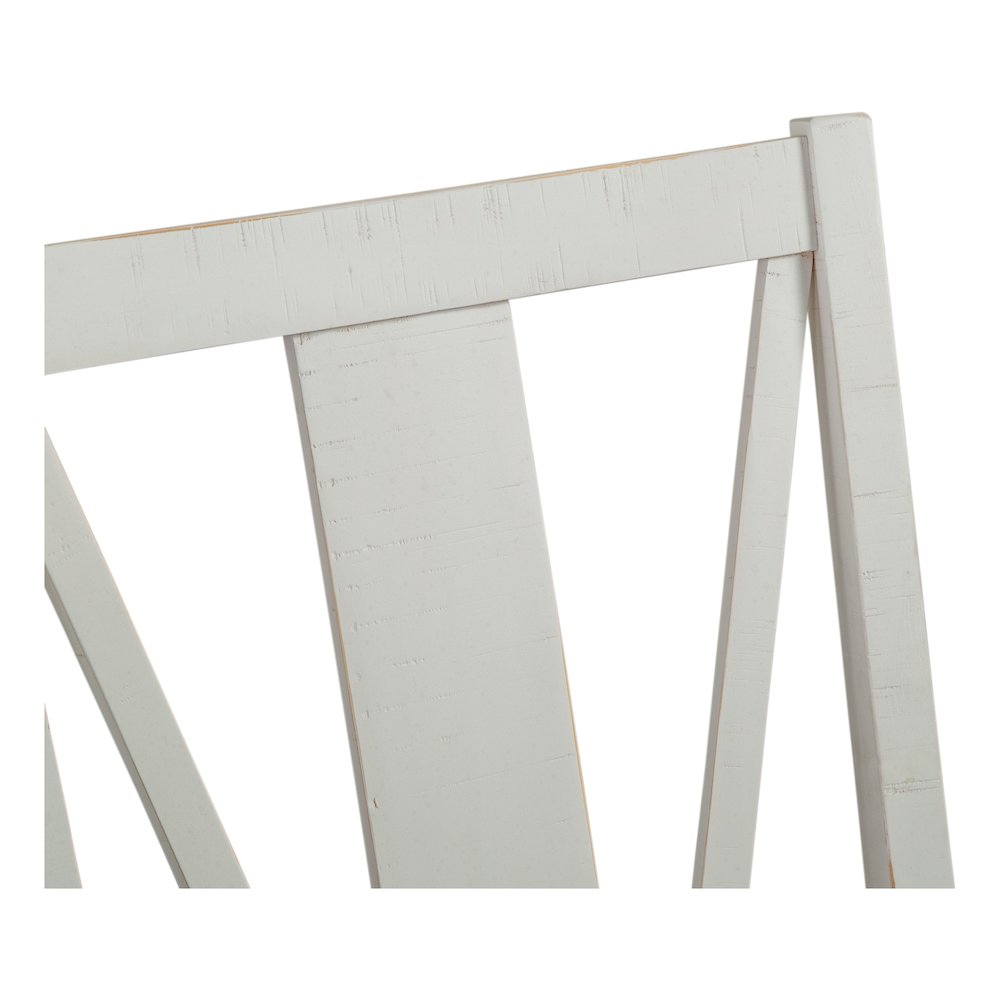 Heron Cove Chalk White And Dovetail Grey Upholstered Side Chair Two Pack