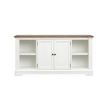 Kingston Whisper White And Cerused Nutmeg Credenza