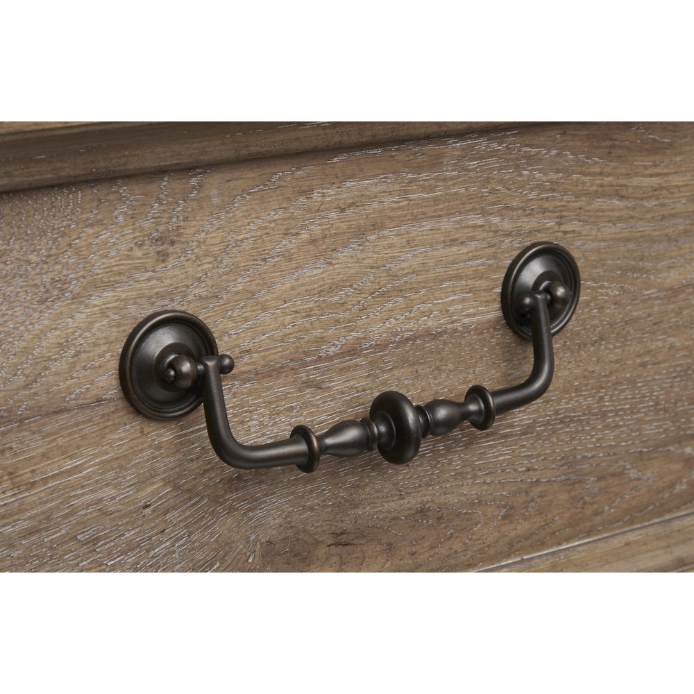 Adler Court Florentine Walnut Drawer Nightstand