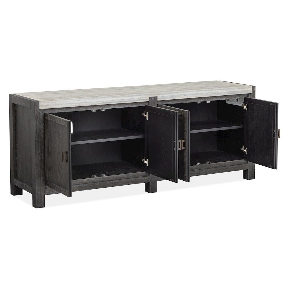 Plum Creek Ravenwood Black Door Console