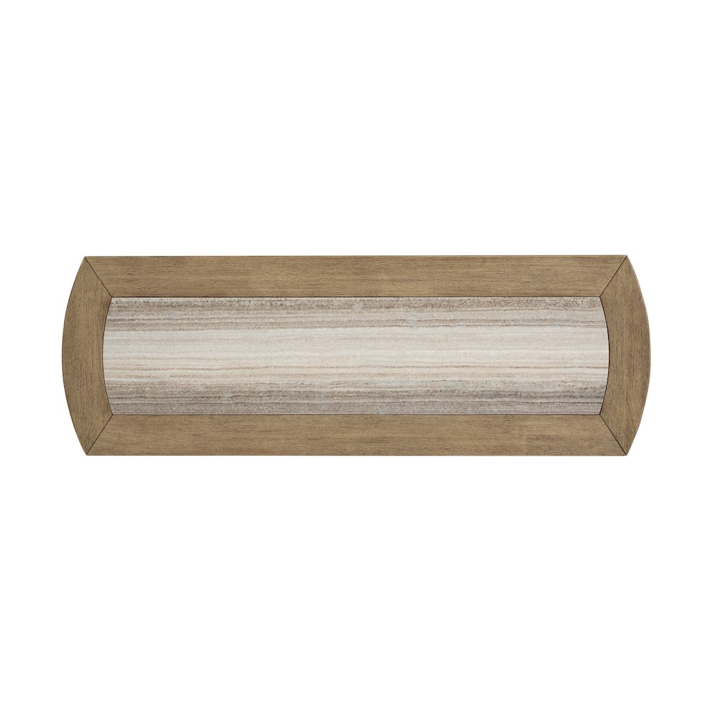 Bradford Riverbed Beige Rectangular Sofa Table