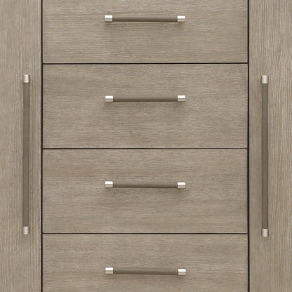 Pulaski Anderson Park Moose Trail And Frontier Brown 5 Drawer Master Chest