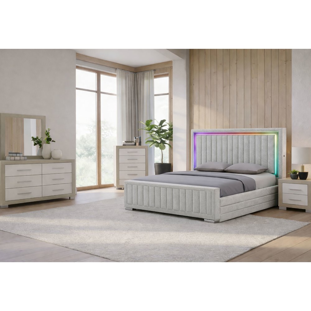 Elias/Emma Regular Fb Natural Queen Bed Group