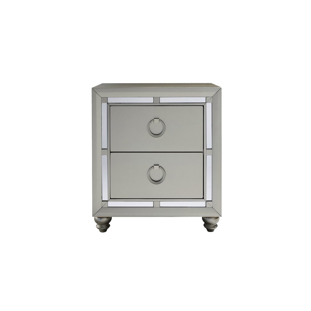 Riley Silver Nightstand