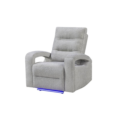 U6611 Grey 15 Power Recliner With Led