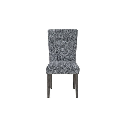 D86 Grey Dining Chair With Brown Legs