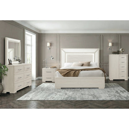Clara Beige Upholstered Mirror