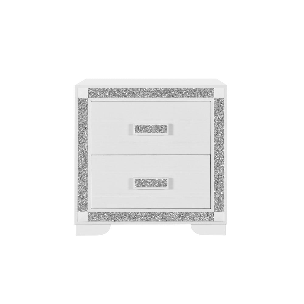 Soleil White Nightstand