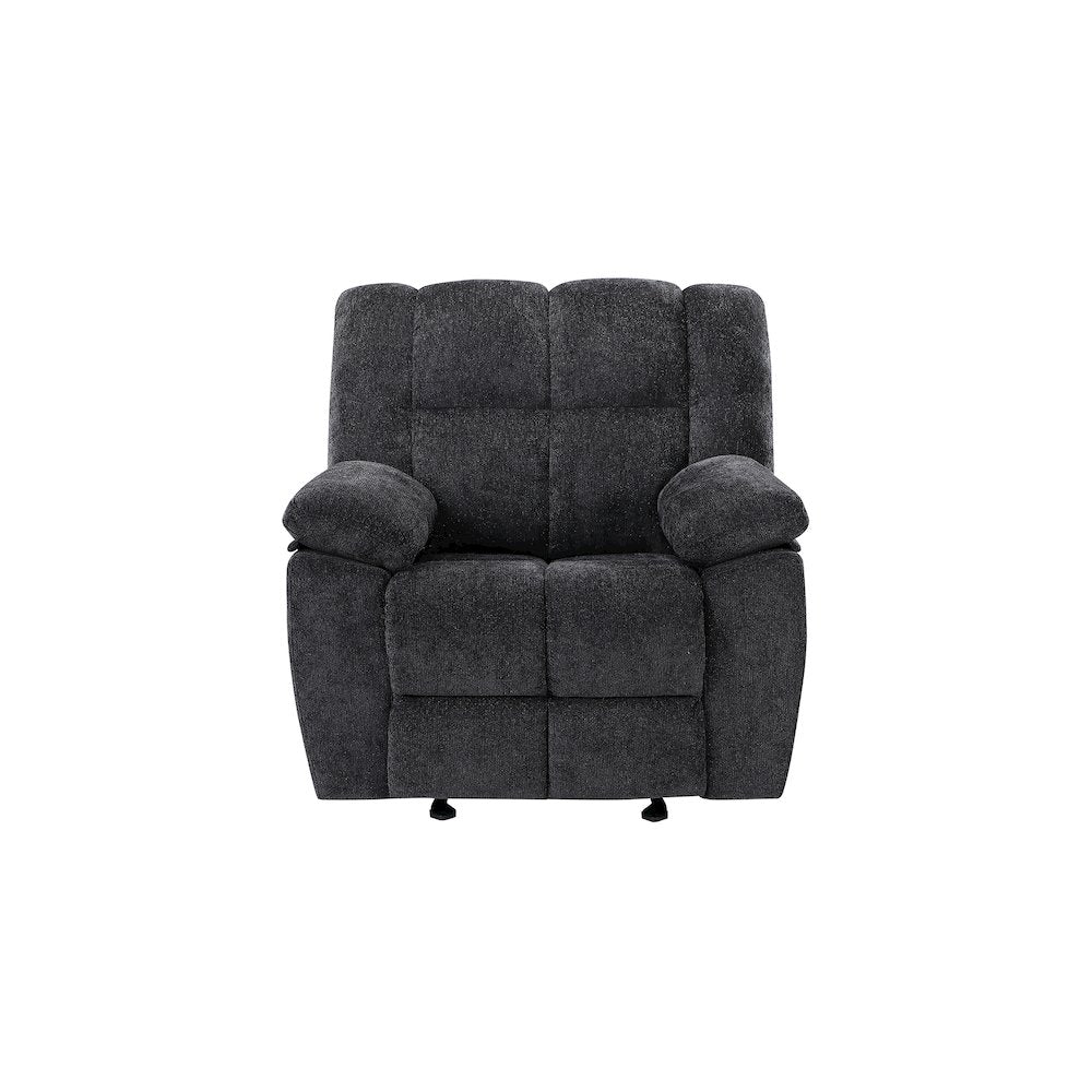 U6000 Black Glider Recliner