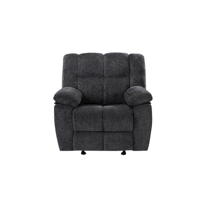 U6000 Black Glider Recliner
