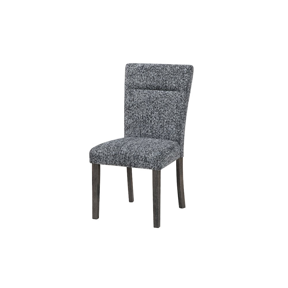 D86 Grey Dining Chair With Brown Legs