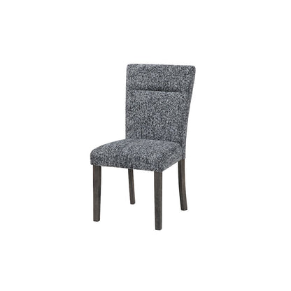 D86 Grey Dining Chair With Brown Legs