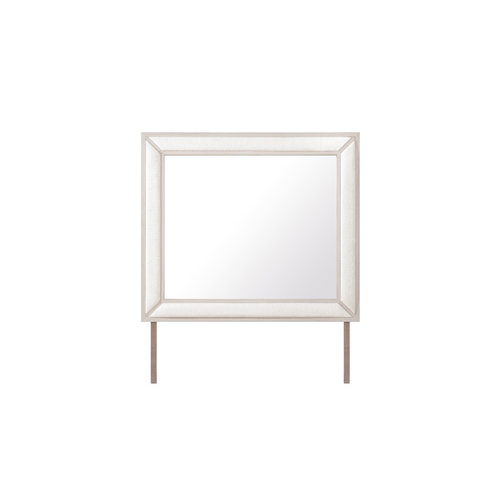 Clara Beige Upholstered Mirror