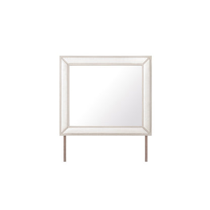 Clara Beige Upholstered Mirror