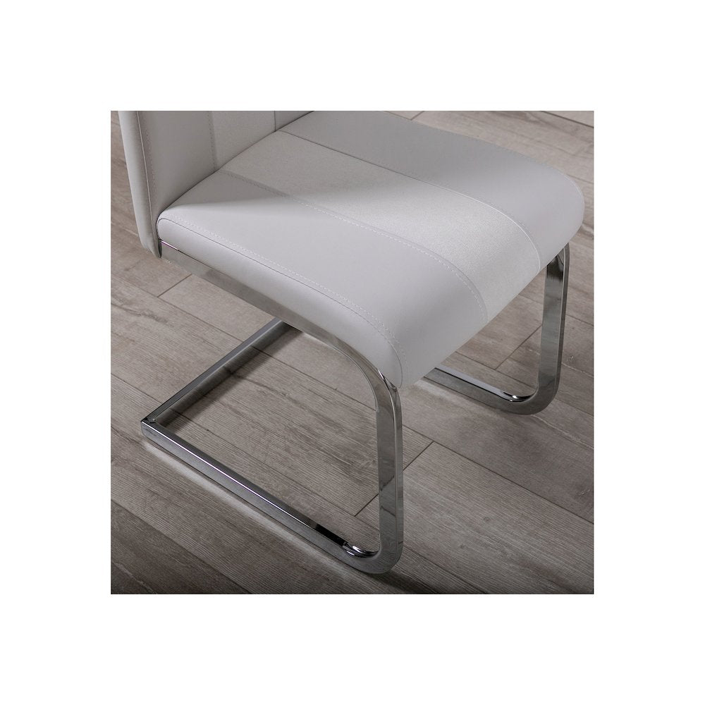 D915 White Dining Chair