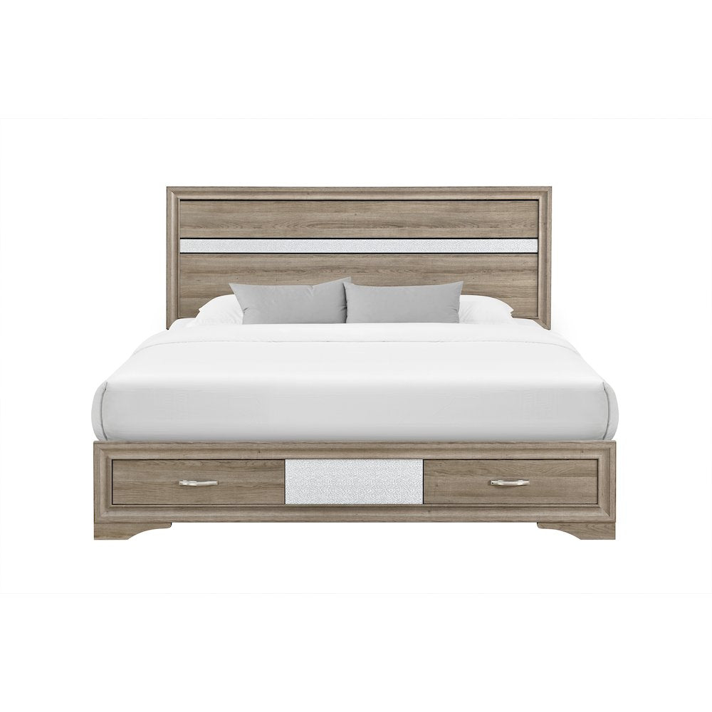 Seville Natural King Bed