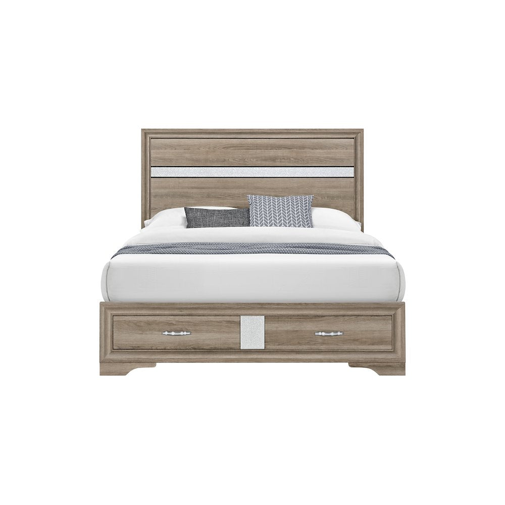 Seville Natural Queen Bed